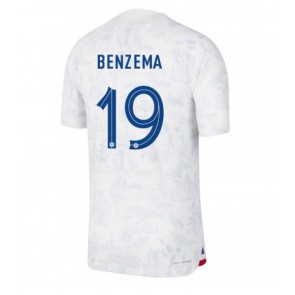 Francuska Karim Benzema #19 Gostujuci Dres SP 2022 Kratak Rukavima